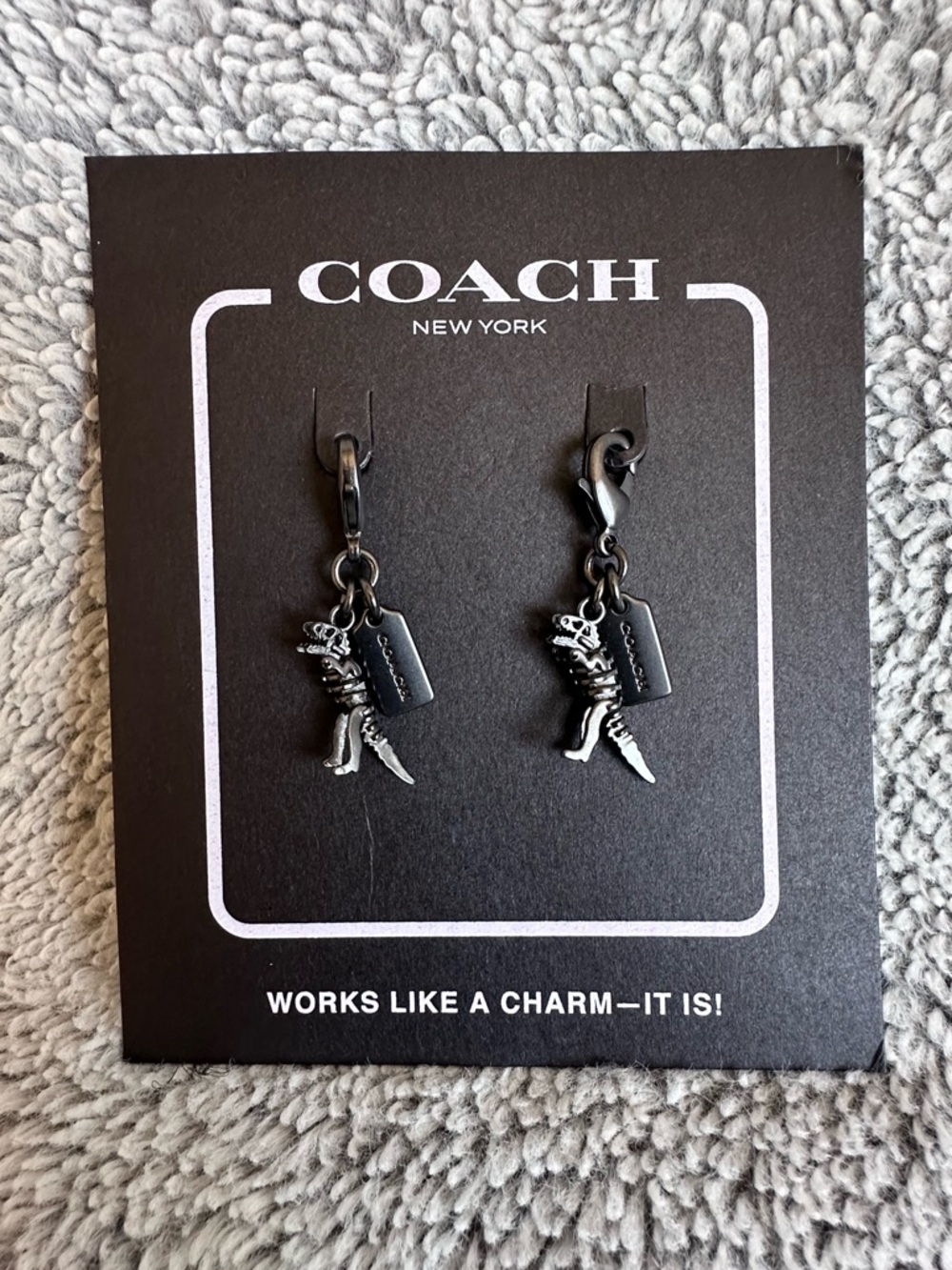 Coach Rexy Shoe Charms NWT